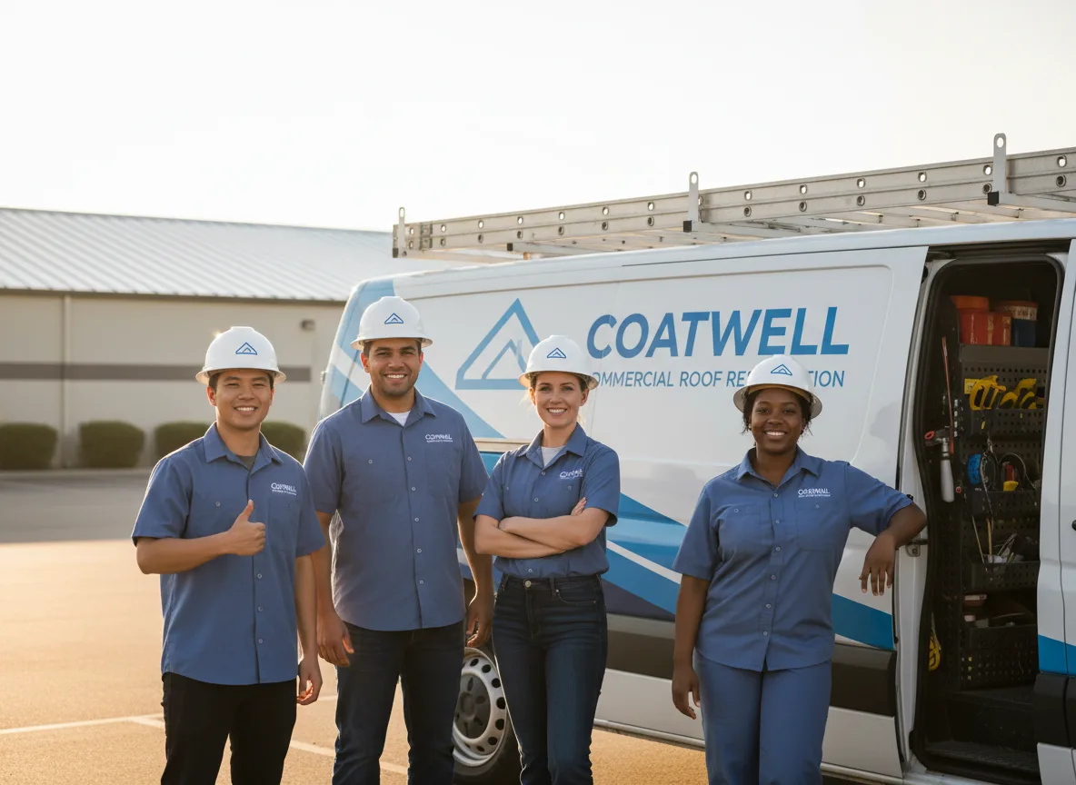 Commercial roof coating company in Long Island, KS